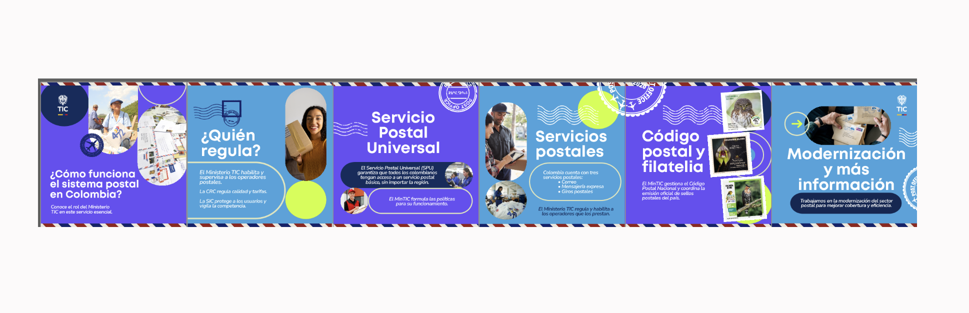 carrusel servicio postal